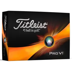 Titleist Pro V1 Golf Balls 12 Pack - White