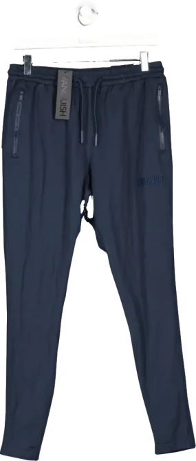 Vanquish Blue Essential Tapered Fit Sweatpants UK L