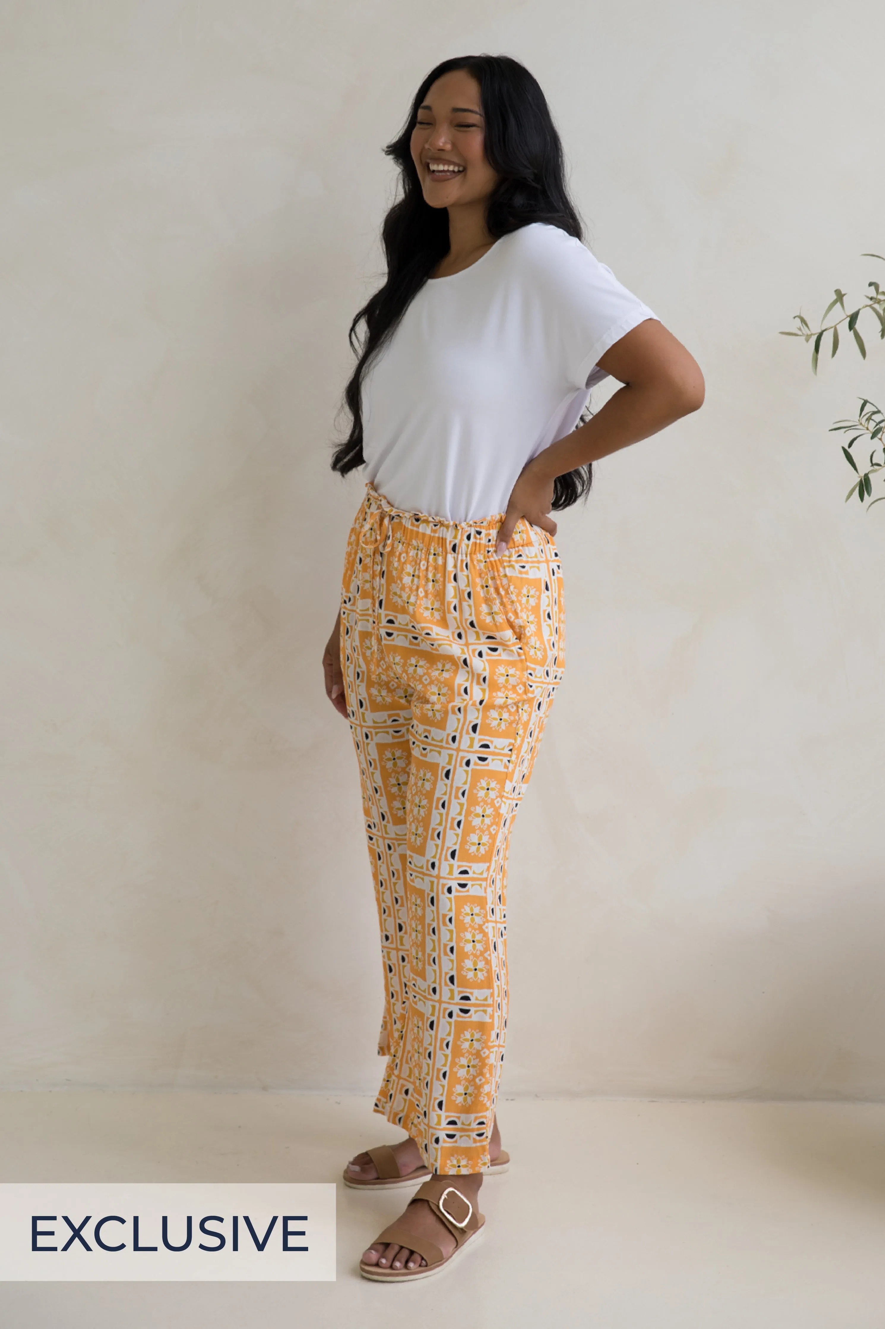 Wide Leg Olivia Pant in Trella