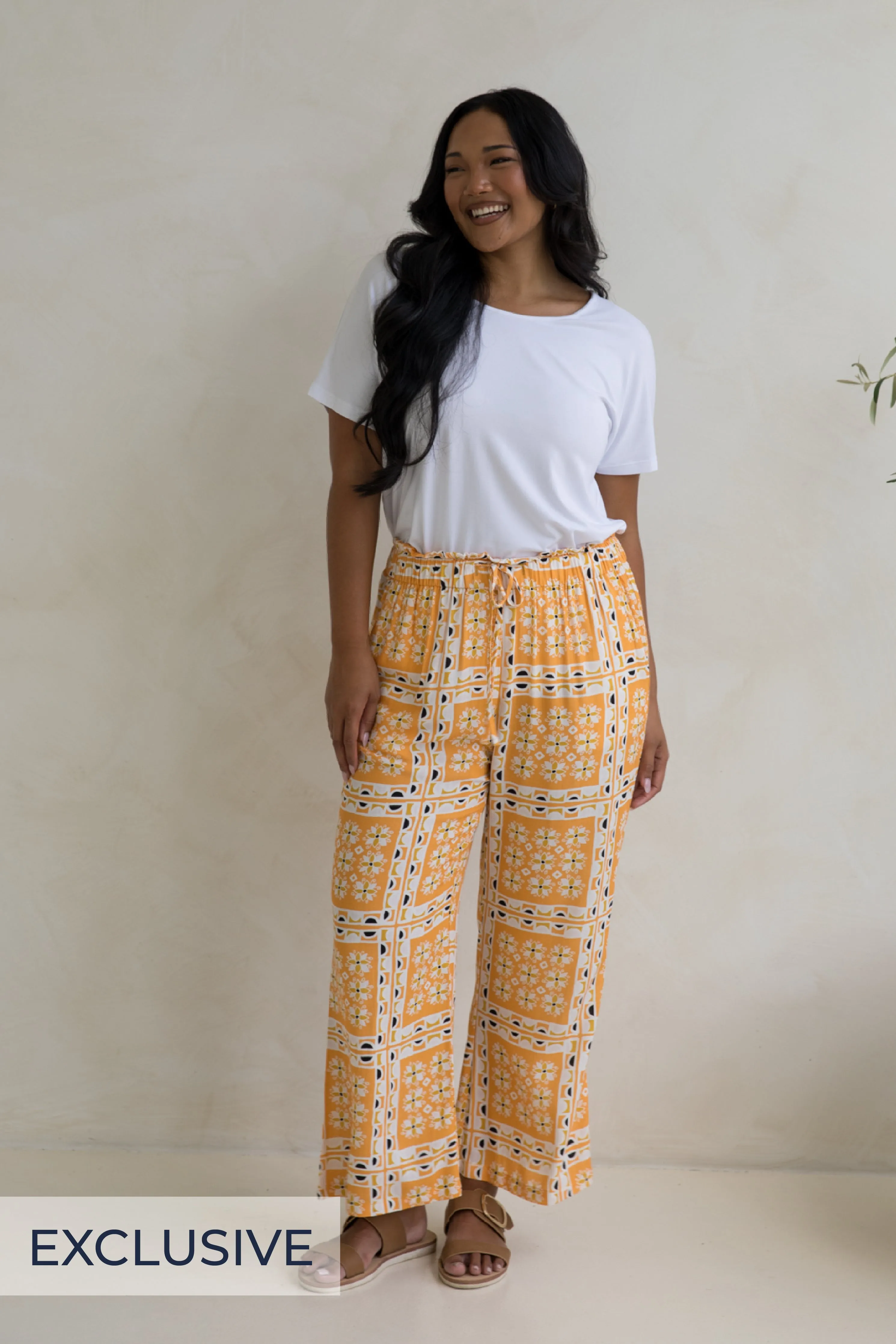 Wide Leg Olivia Pant in Trella