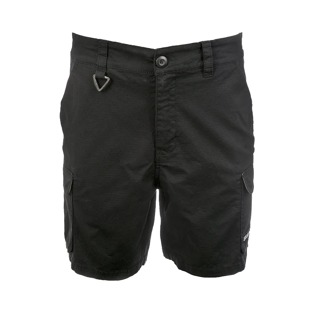 Women's Ripstop Cargo Short Black - SF5001BK